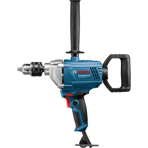 Bosch GBM 1600 RE Professional, дриль-міксер 850 Вт, патрон 16 мм, високий крутний момент, реверс, кейс - 0.601.1B0.000