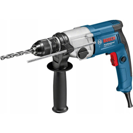 Bosch GBM 13-2 RE Professional, безударний дриль 750 Вт, 2-швидкісний редуктор, патрон 13 мм, реверс, регулювання обертів - 0.601.1B2.000