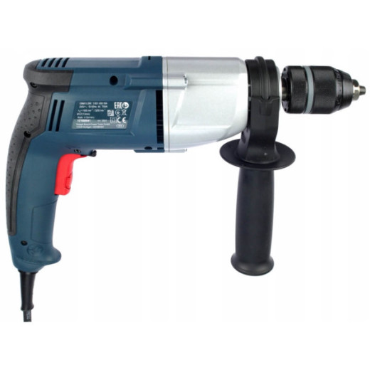 Bosch GBM 13-2 RE Professional, безударний дриль 750 Вт, 2-швидкісний редуктор, патрон 13 мм, реверс, регулювання обертів - 0.601.1B2.000