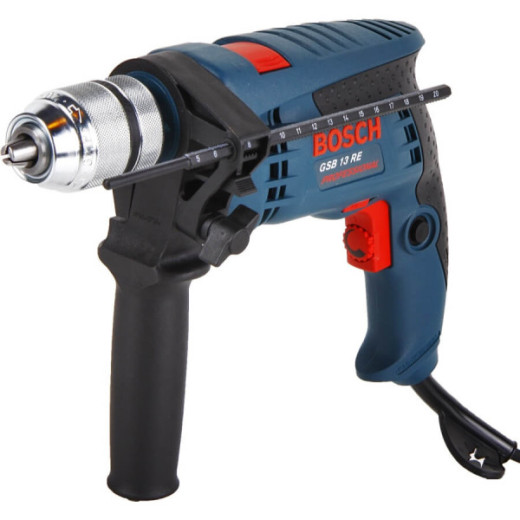 Bosch GSB 13 RE Professional, ударний дриль 600 Вт, патрон 13 мм, реверс, регулювання обертів - 0.601.217.100