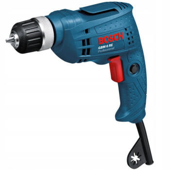 Bosch GBM 6 RE Professional, безударний дриль 350 Вт, патрон 10 мм, реверс, регулювання обертів, компактний корпус
