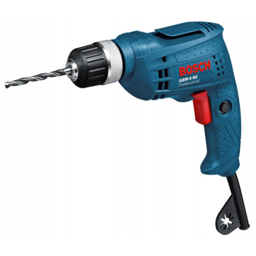 Bosch GBM 6 RE Professional, безударний дриль 350 Вт, патрон 10 мм, реверс, регулювання обертів, компактний корпус - 0.601.472.600