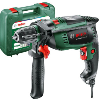 Bosch UniversalImpact 800, ударний дриль 800 Вт, швидкозатискний патрон 13 мм, кейс, 0603131120