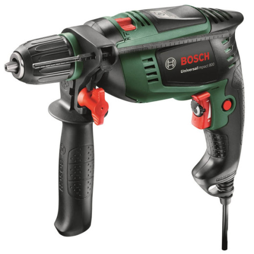 Bosch UniversalImpact 800, ударний дриль 800 Вт, швидкозатискний патрон 13 мм, кейс, 0603131120 - 0.603.131.120