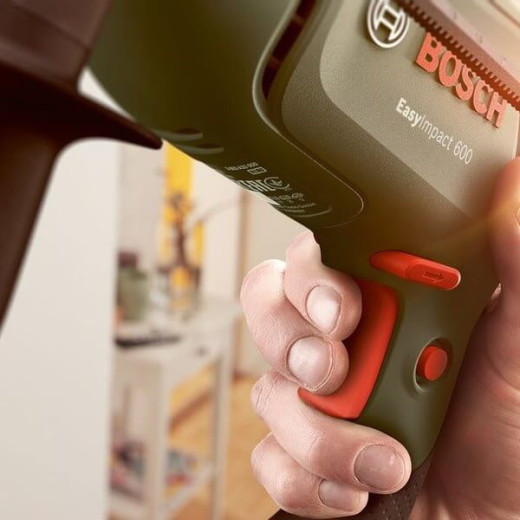 Bosch EasyImpact 600, ударний дриль 600 Вт, патрон 13 мм, реверс, регулювання обертів, кейс - 0.603.133.020