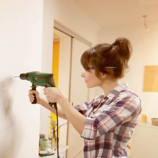 Bosch EasyImpact 600, ударний дриль 600 Вт, патрон 13 мм, реверс, регулювання обертів, кейс - 0.603.133.020