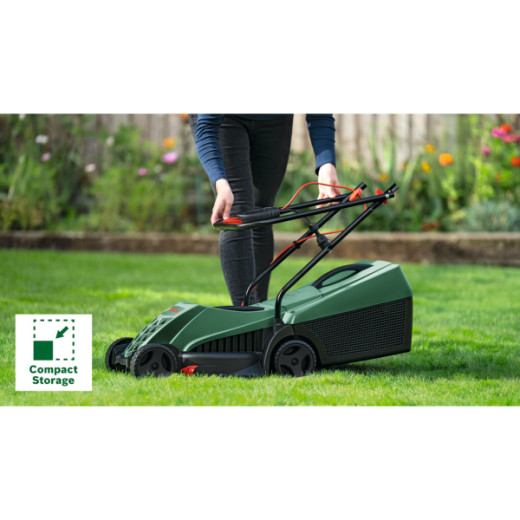 Bosch EasyRotak 32-205, електрична газонокосарка з шириною скошування 32 см та травозбірником 31 л - 0.600.8A6.300