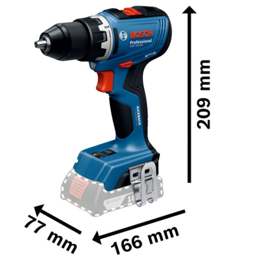Bosch GSR 18V-65 + GBH 18V-22 + GWS 18V-8 Professional, набір акумуляторних інструментів, 2 акб GBA 18V 5.0 Ah та зарядний пристрій GAL 18V-40, з трьома кейсами L-BOXX - 0.615.A50.09G
