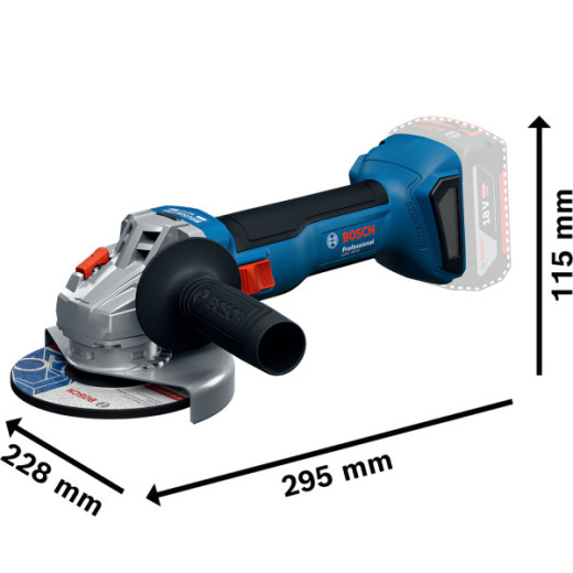 Bosch GSR 18V-65 + GBH 18V-22 + GWS 18V-8 Professional, набір акумуляторних інструментів, 2 акб GBA 18V 5.0 Ah та зарядний пристрій GAL 18V-40, з трьома кейсами L-BOXX - 0.615.A50.09G