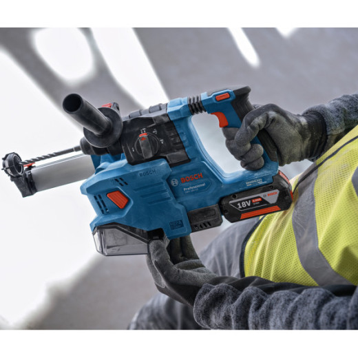Bosch GSR 18V-65 + GBH 18V-22 + GWS 18V-8 Professional, набір акумуляторних інструментів, 2 акб GBA 18V 5.0 Ah та зарядний пристрій GAL 18V-40, з трьома кейсами L-BOXX - 0.615.A50.09G