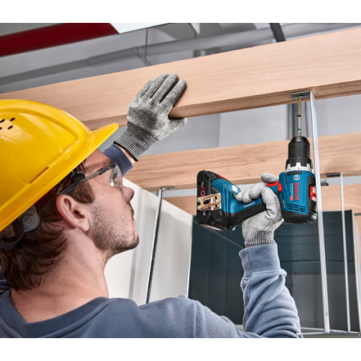 Bosch GSR 18V-65 + GBH 18V-22 + GWS 18V-8 Professional, набір акумуляторних інструментів, 2 акб GBA 18V 5.0 Ah та зарядний пристрій GAL 18V-40, з трьома кейсами L-BOXX - 0.615.A50.09G