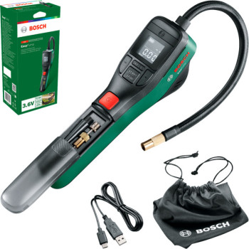 Bosch EasyPump 3.6V , акумуляторний насос з цифровим контролем тиску та автоматичним вимкненням