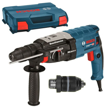Перфоратор Bosch GBH 2-28 F Professional SDS-Plus 880 Вт, 3.2 Дж, змінний патрон, KickBack Control, кейс