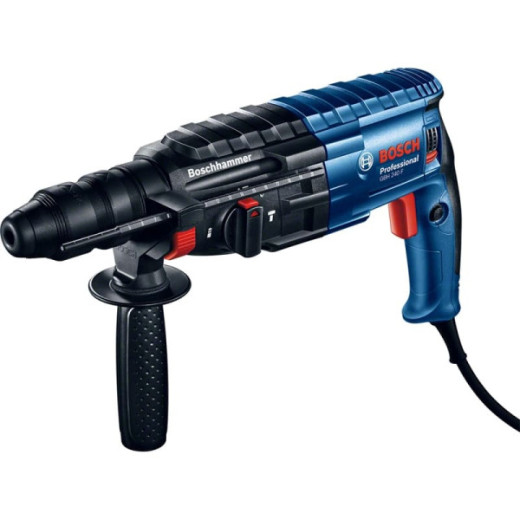 Перфоратор Bosch GBH 240 F Professional SDS-Plus 790 Вт, 2.7 Дж, швидкозмінний патрон, кейс - 0.611.273.000
