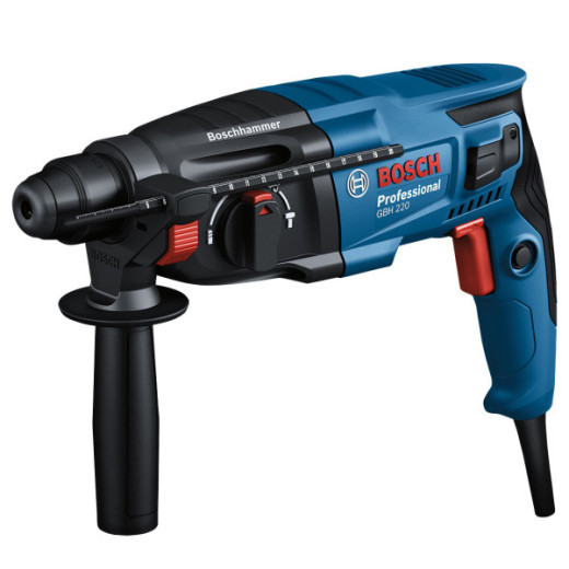 Перфоратор Bosch GBH 220 Professional SDS-Plus 720 Вт, 2 Дж, 3 режими роботи, кейс - 0.611.2A6.020