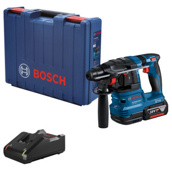 Bosch GBH 185-Li Professional, акумуляторний перфоратор SDS-Plus, 18 В, зарядний пристрій GAL 18V-40, кейс