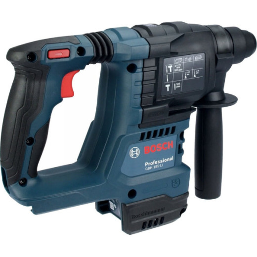 Bosch GBH 185-Li Professional, акумуляторний перфоратор SDS-Plus, 18 В, зарядний пристрій GAL 18V-40, кейс - 0.611.924.022
