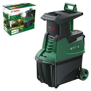 Bosch AXT 25 TC, садовий подрібнювач з турбінною системою різання та контейнером 53 л