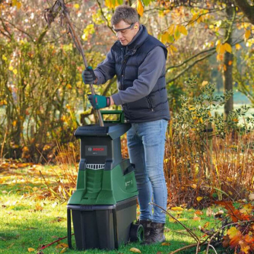 Bosch AXT 25 TC, садовий подрібнювач з турбінною системою різання та контейнером 53 л - 0.600.803.30C