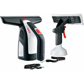 Bosch GlassVAC Solo Plus, акумуляторний пилосос для миття вікон з розпилювачем та мікрофіброю