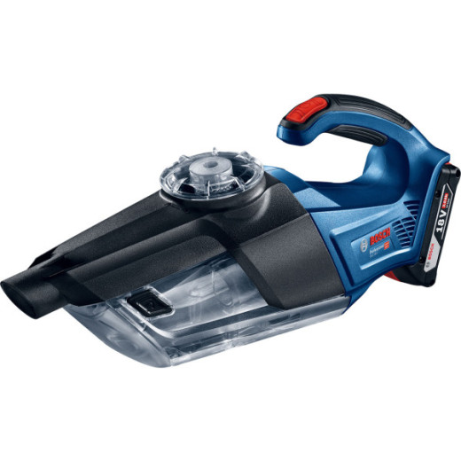 Bosch GAS 18V-1 Professional, акумуляторний пилосос 18 В, контейнер 0,7 л, для сухого прибирання, без акумулятора та зарядного пристрою - 0.601.9C6.200