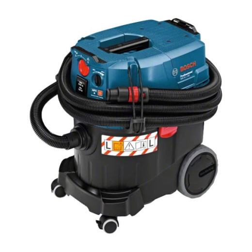Bosch GAS 35 L AFC Professional, професійний будівельний пилосос для сухого та вологого прибирання, 1380 Вт, контейнер 35 л, автоматичне очищення фільтра AFC - 0.601.9C3.200