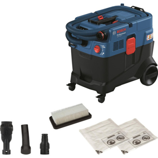 Bosch GAS 400 A Professional, професійний будівельний пилосос для сухого та вологого прибирання, контейнер 28 л, 1200 Вт - 0.601.9M0.020