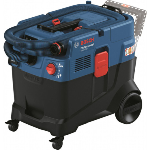 Bosch GAS 400 A Professional, професійний будівельний пилосос для сухого та вологого прибирання, контейнер 28 л, 1200 Вт - 0.601.9M0.020