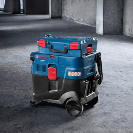Bosch GAS 400 A Professional, професійний будівельний пилосос для сухого та вологого прибирання, контейнер 28 л, 1200 Вт - 0.601.9M0.020
