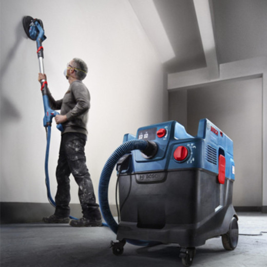 Bosch GAS 400 A Professional, професійний будівельний пилосос для сухого та вологого прибирання, контейнер 28 л, 1200 Вт - 0.601.9M0.020