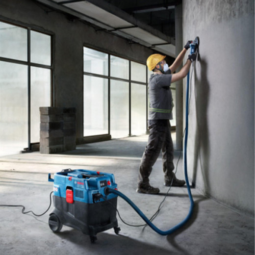 Bosch GAS 400 A Professional, професійний будівельний пилосос для сухого та вологого прибирання, контейнер 28 л, 1200 Вт - 0.601.9M0.020