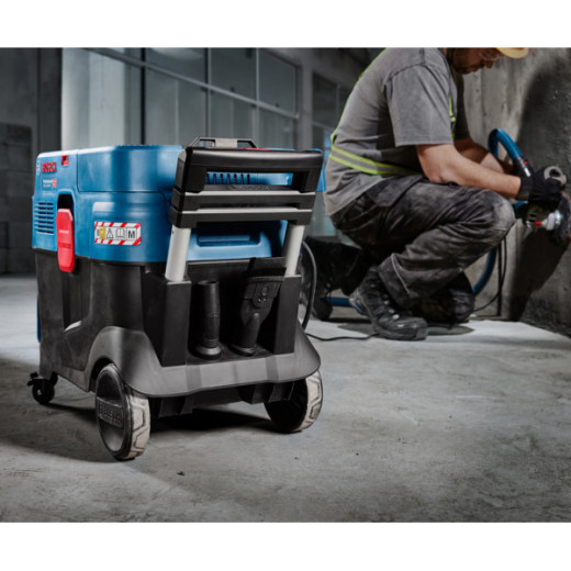 Bosch GAS 12-40 MA Professional, професійний будівельний пилосос для сухого та вологого прибирання, 1200 Вт, контейнер 40 л, клас пилу M, автоматичне очищення фільтра - 0.601.9M0.120