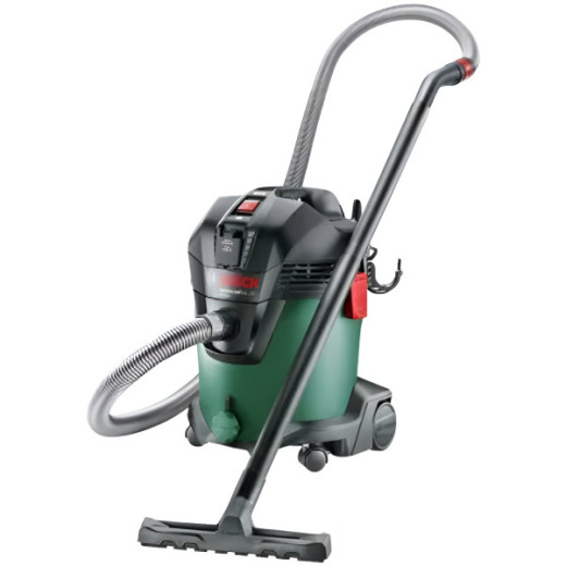 Bosch AdvancedVac 20, будівельний пилосос для сухого та вологого прибирання, контейнер 20 л, 1200 Вт, функція видування - 0.603.3D1.200