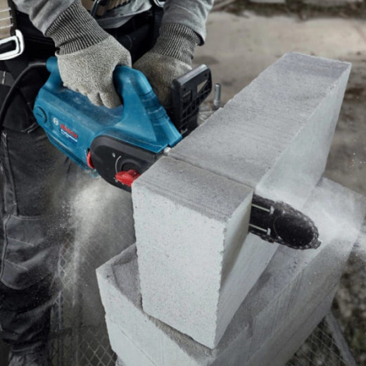 Bosch GAC 250 Professional, ланцюгова пила для газобетону 1200 Вт, шина 33,5 см - 0.601.2B6.020