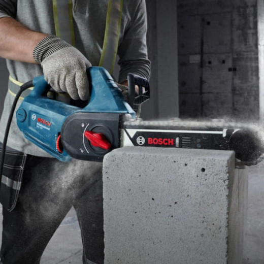 Bosch GAC 250 Professional, ланцюгова пила для газобетону 1200 Вт, шина 33,5 см - 0.601.2B6.020