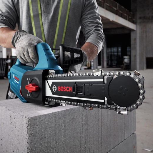 Bosch GAC 250 Professional, ланцюгова пила для газобетону 1200 Вт, шина 33,5 см - 0.601.2B6.020