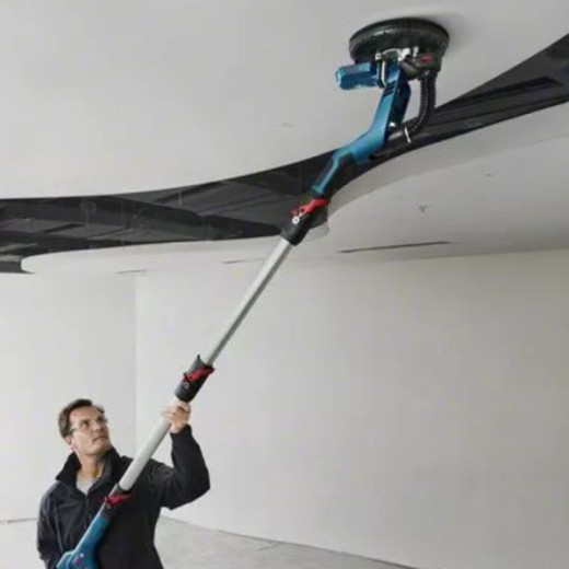 Bosch GTR 550 Professional, шліфувальна машина для гіпсокартону 550 Вт з телескопічною штангою та кейсом - 0.601.7D4.020