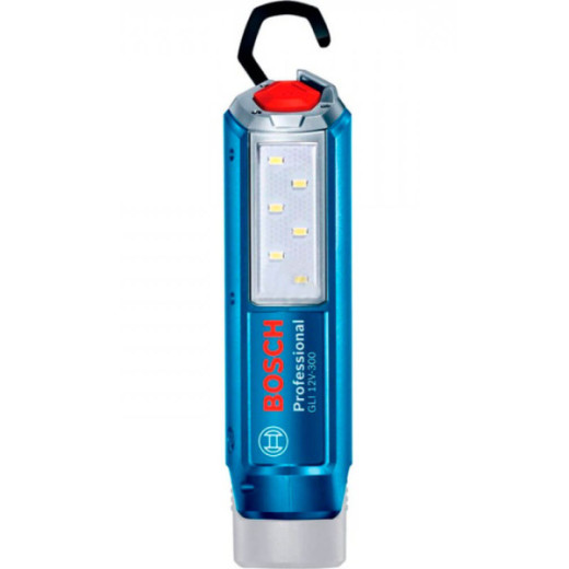 Bosch Professional GLI 12V-300, акумуляторний світлодіодний ліхтар з яскравістю 300 лм, без акумулятора та зарядного пристрою - 0.601.4A1.000