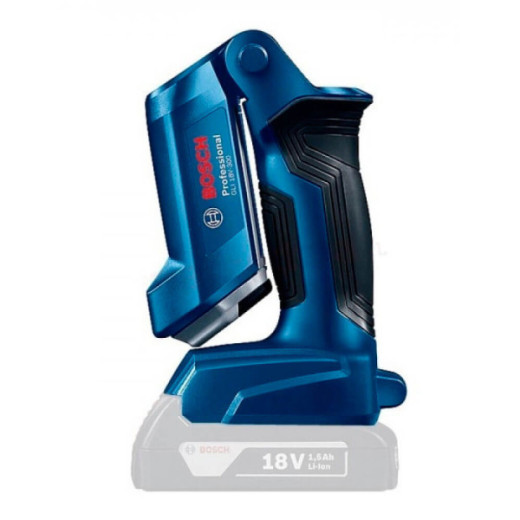 Bosch Professional GLI 18V-300, акумуляторний світлодіодний ліхтар з яскравістю 300 лм, без акумулятора та зарядного пристрою - 0.601.4A1.100