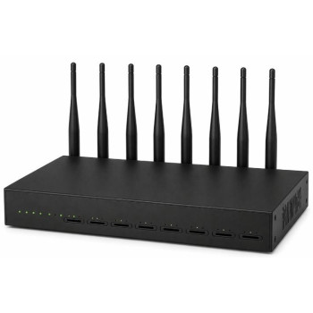 Dinstar UC2000-VE-8G , VoIP GSM шлюз на 8 каналів з підтримкою SIMBank, SMS та USSD