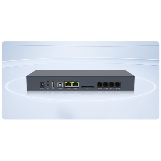Dinstar UC200-2S2O-30C, IP PBX, 2 FXS, 2 FXO, до 500 користувачів, 30 одночасних дзвінків - UC200-2S2O-30C