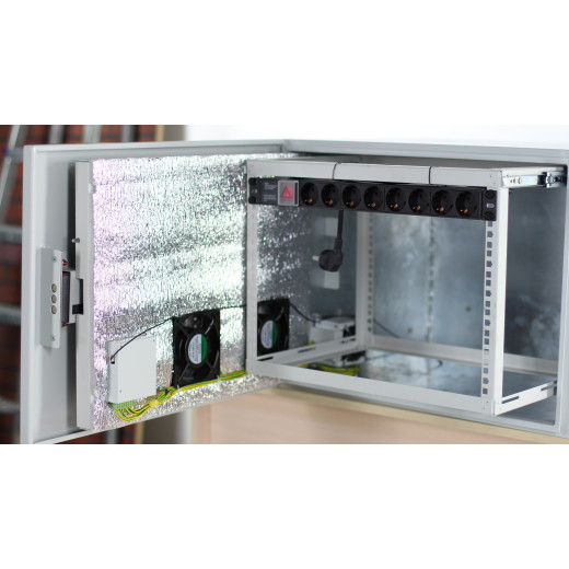 Шафа монтажна 7U, кліматична, всепогодня - 7U450GC