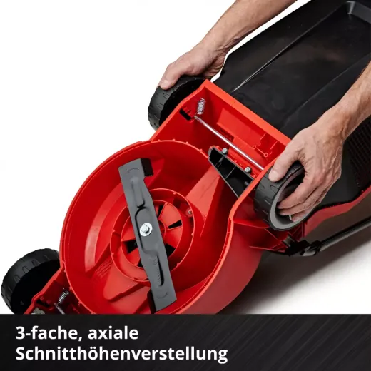 Газонокосарка акумуляторна Einhell GE-CM 18/30 Li (1×3,0 Ah) - 3413155