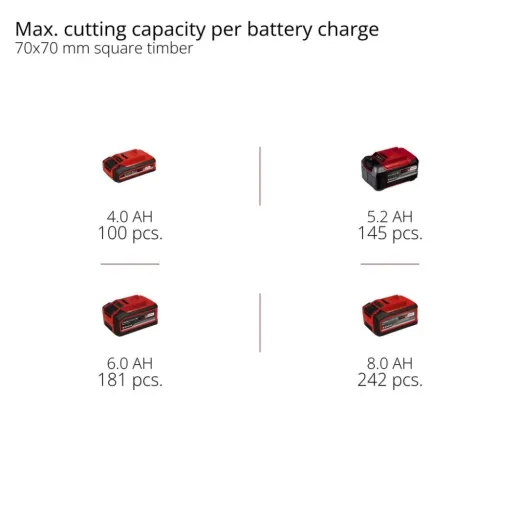 Акумуляторна ланцюгова пила Einhell GE-LC 18/25 Li BL Solo 18V Power X-Change без АКБ та ЗП - 4600070