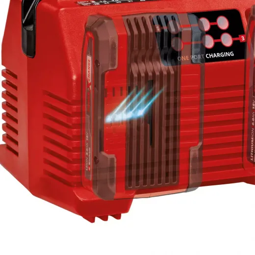 Зарядний пристрій Einhell 18V 2×2 Power X-Quattrocharger 4A - 4512102