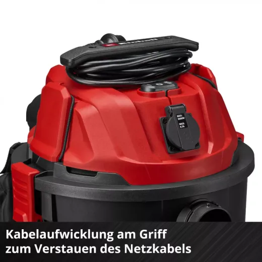 Будівельний пилосос вологого та сухого прибирання Einhell Classic TC-VC 3055 A 30L (з розеткою) - 2347430
