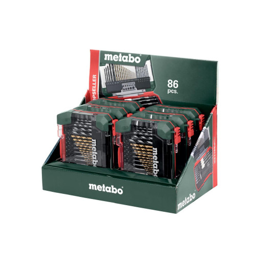 Набір приладдя Metabo, 86 предметів - 626708000