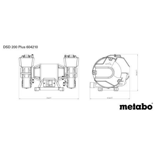 Заточувальний станок Metabo DSD 200 Plus - 604210000