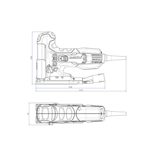 Лобзик Metabo STE 100 Quick 710Вт 100 мм - 601100000