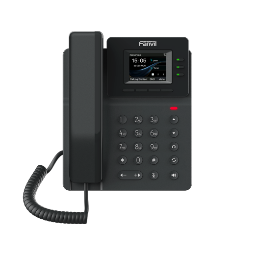 Fanvil V60P, IP-телефон, 4 SIP-лінії, кольоровий дисплей 2.4", PoE - V60P
